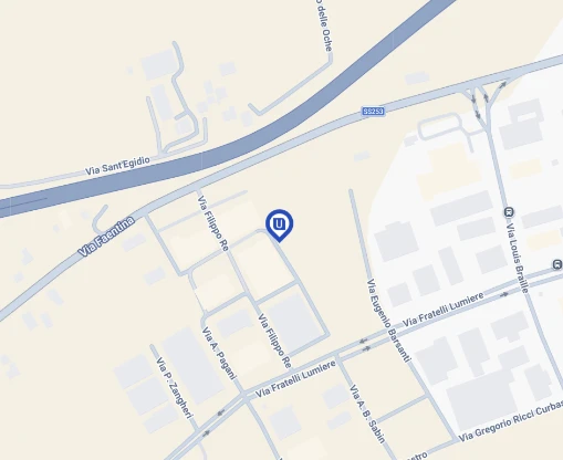 Mappa della sede di Ravenna